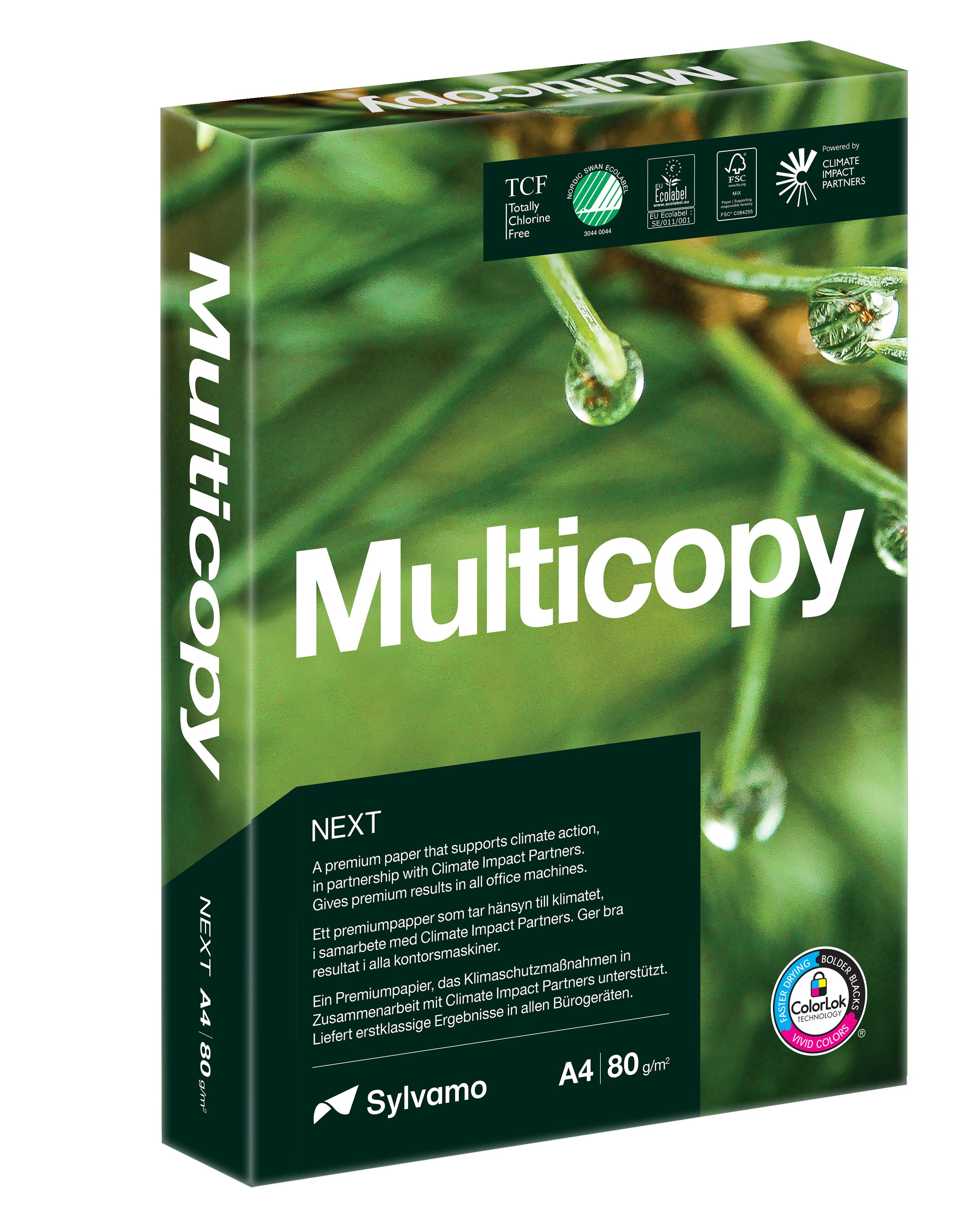 Multicopy Next Kopierpapier A4 80 gm2 hochweiss, Nr. 88365185