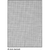 Schreibpapier A4 5 mm kariert 90 gm2 einfach, Nr. 88148503